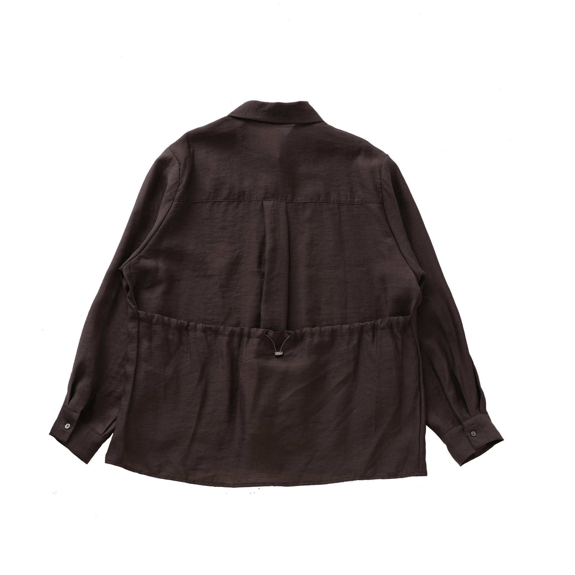 Draped Back Tie Shirt/ドレープ バック シャツ
