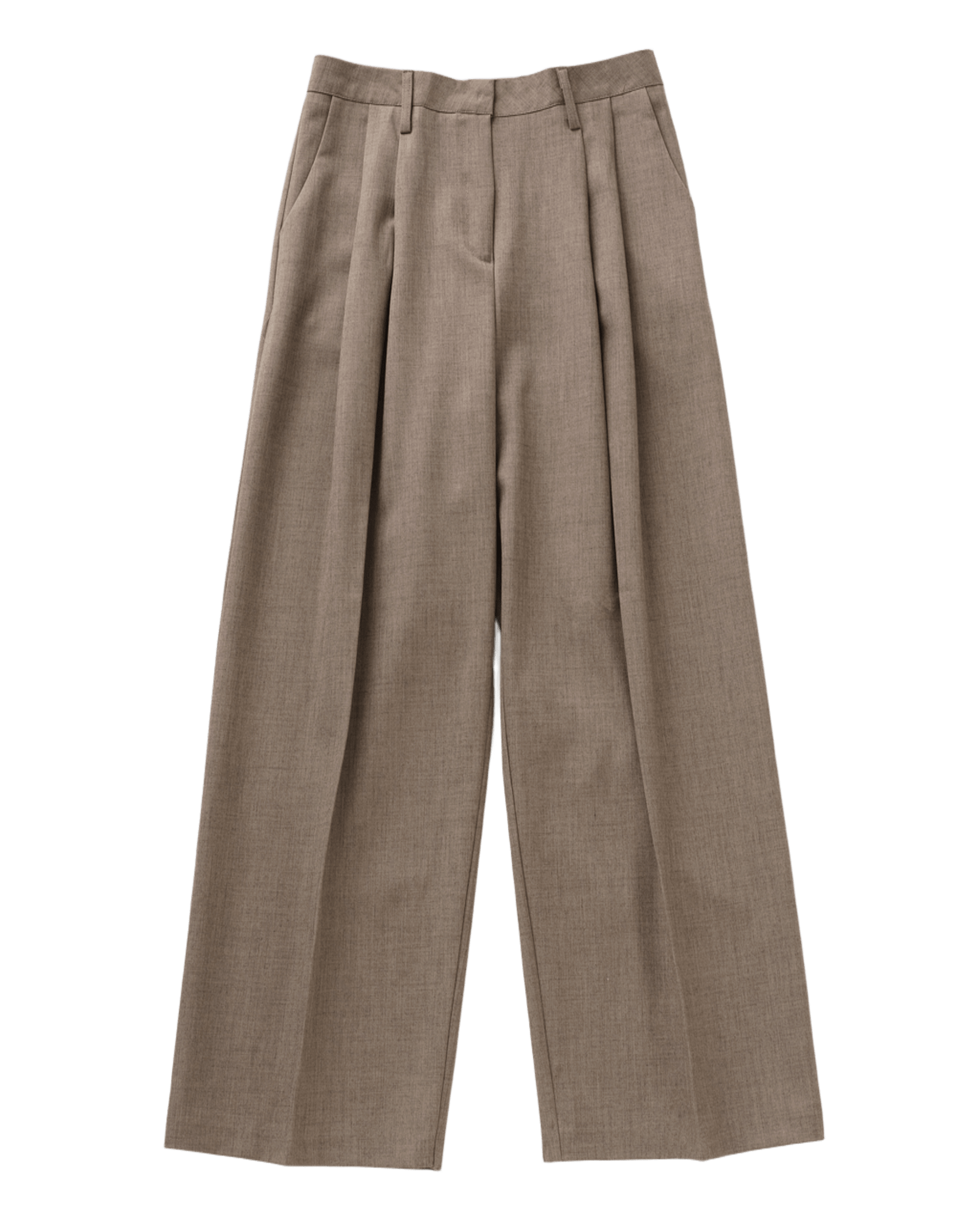 Double-Tuck Wool Trousers/タブルタック ウール トラウザー