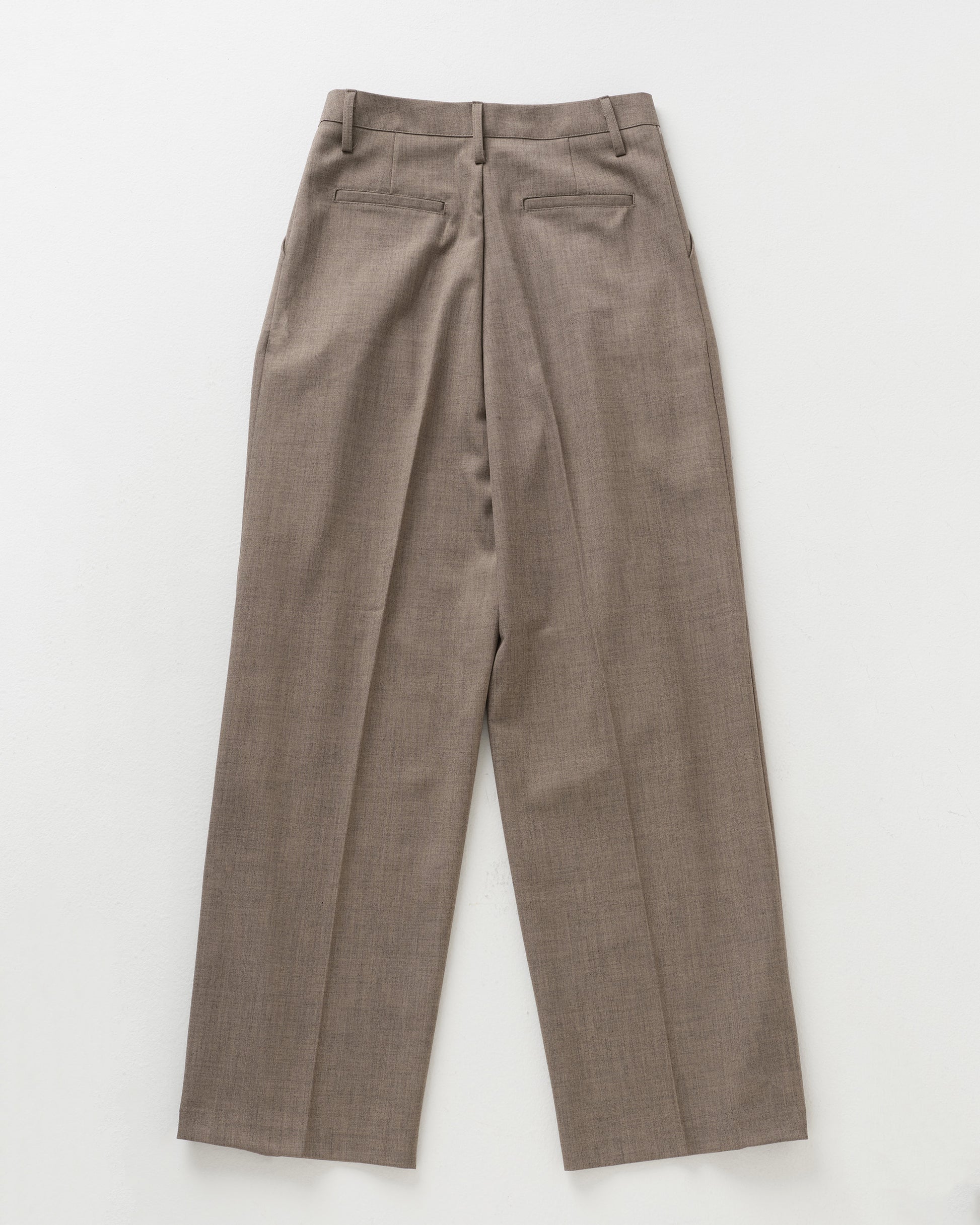 Double-Tuck Wool Trousers/タブルタック ウール トラウザー