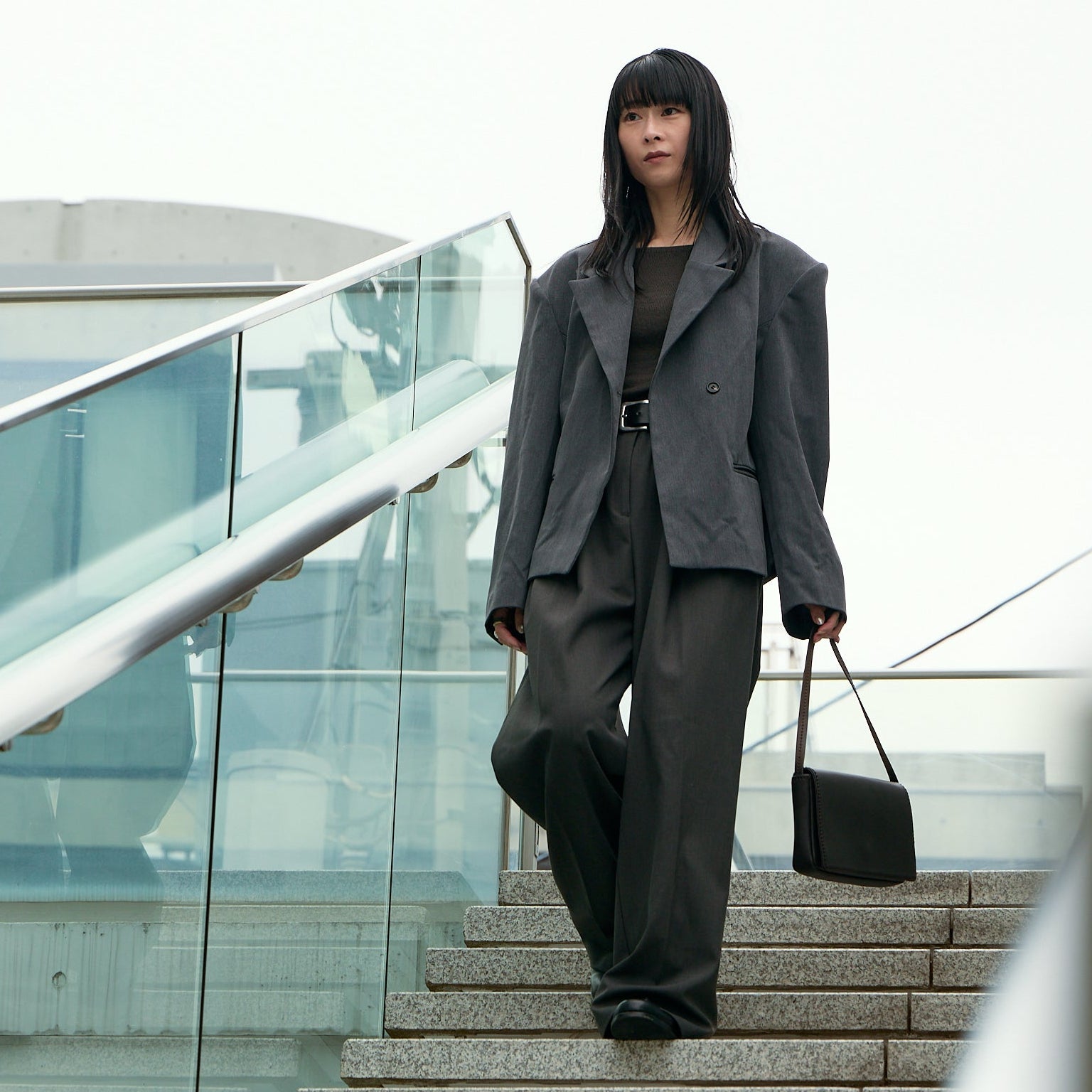 ＜40%>Oversized Balance Jacket /オーバーサイズバランスJK