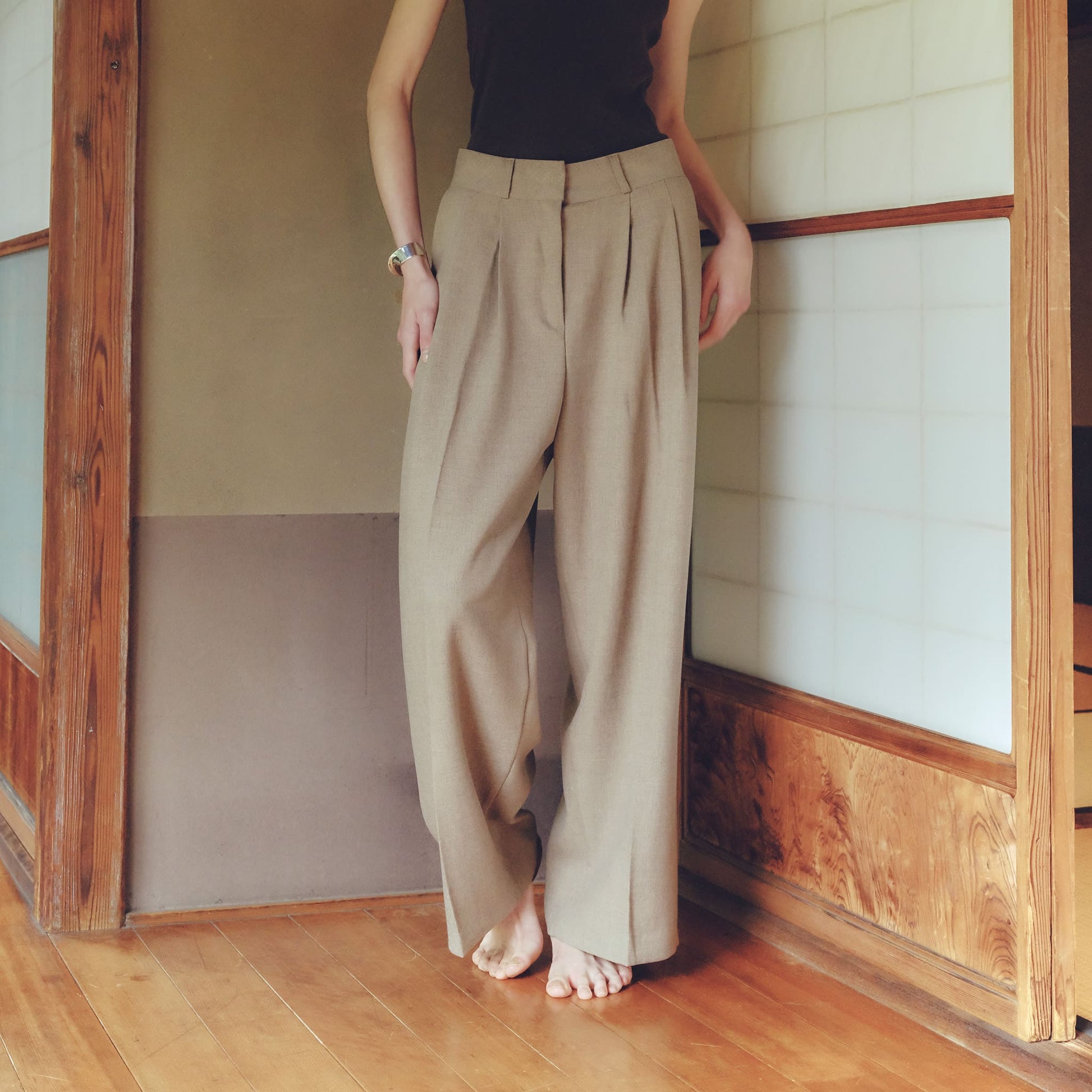 Estivo Wool Trousers エスティヴォウール トラウザー