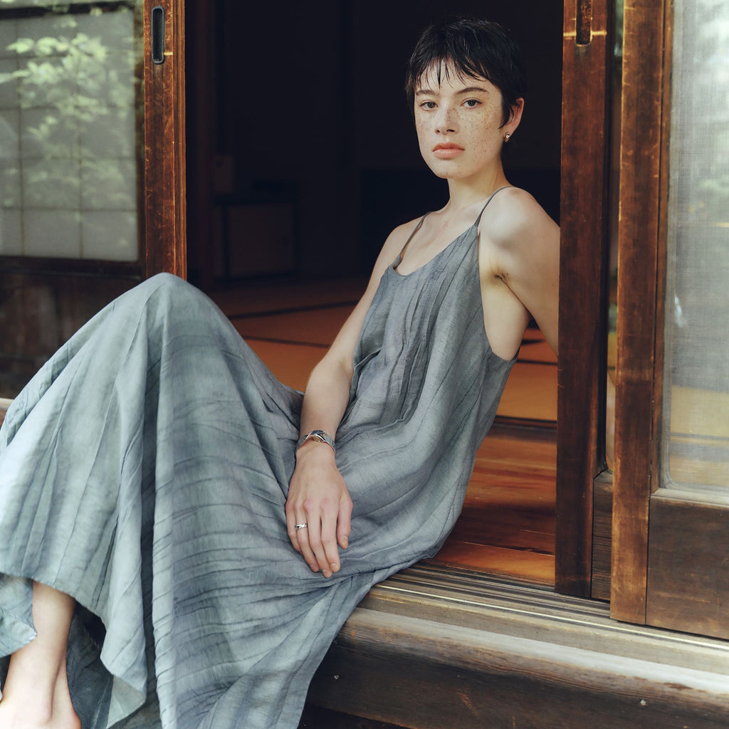 Silk/Linen Cami Dress　シルクリネンキャミドレス