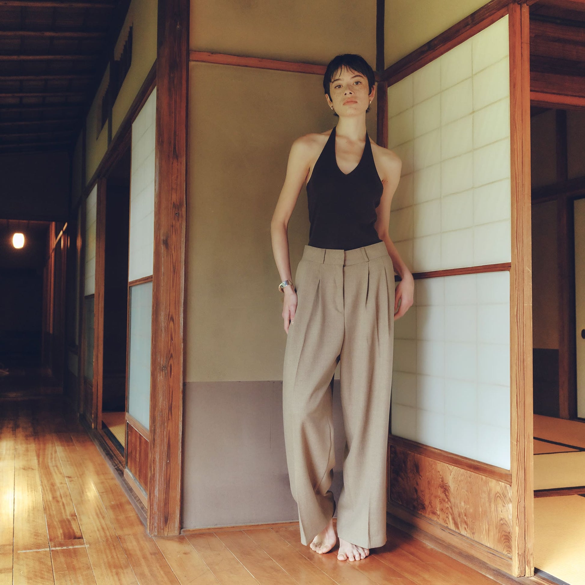 Estivo Wool Trousers エスティヴォウール トラウザー