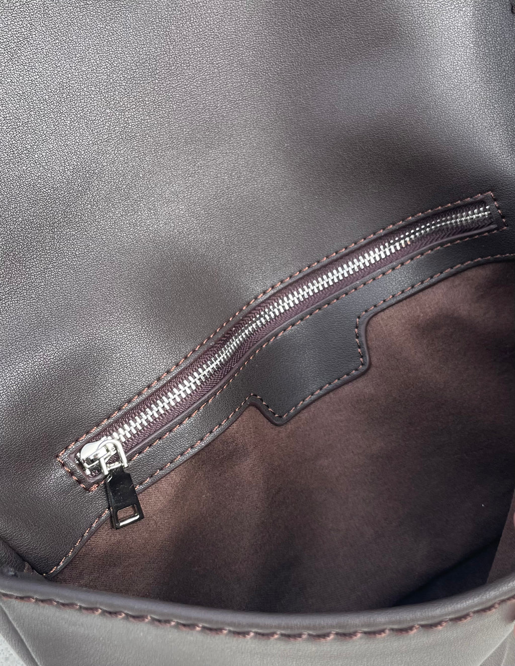 Stitch Line Leather Bag/ステッチライン レザー バック