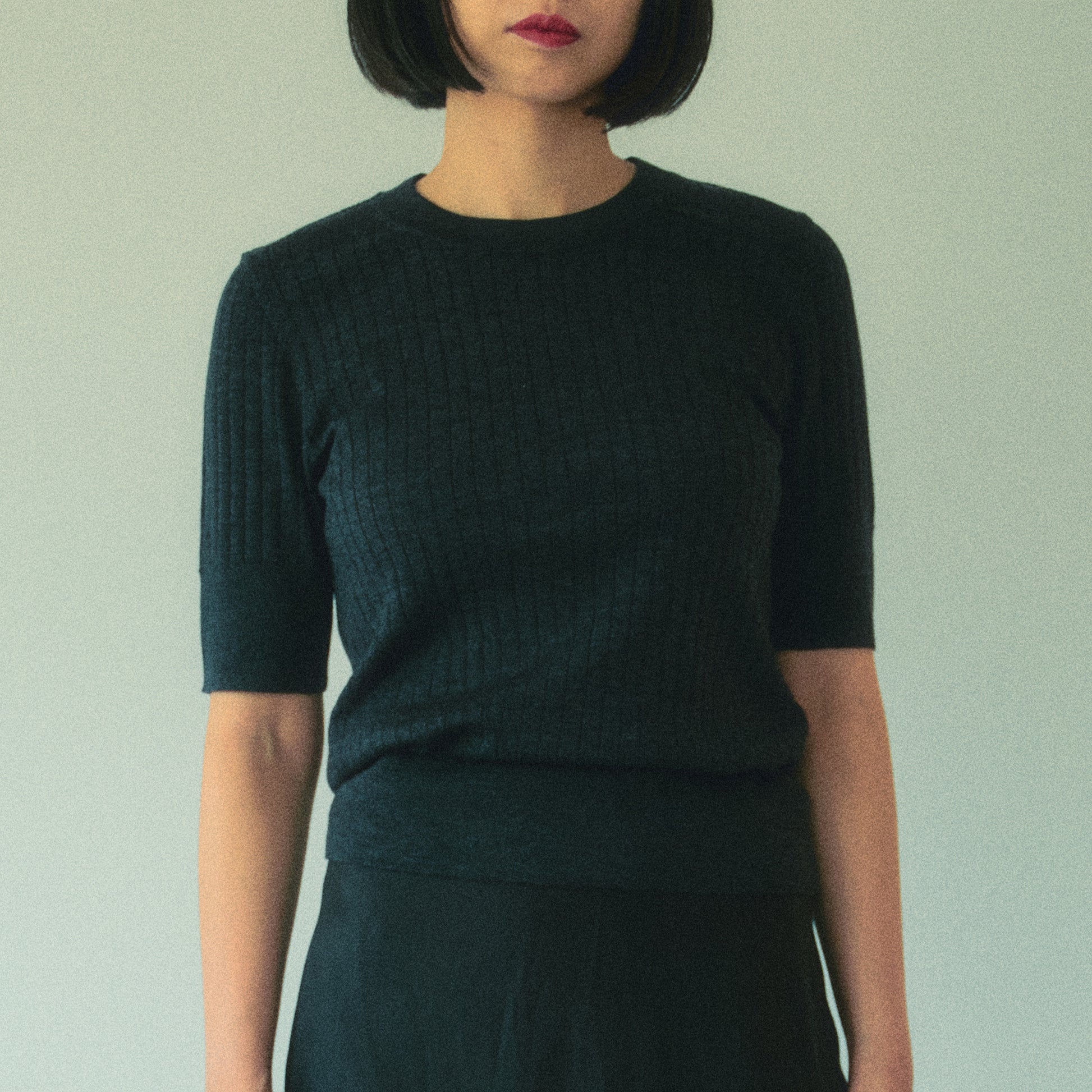 Wool Crew Neck Top/ウール クルーネック トップ