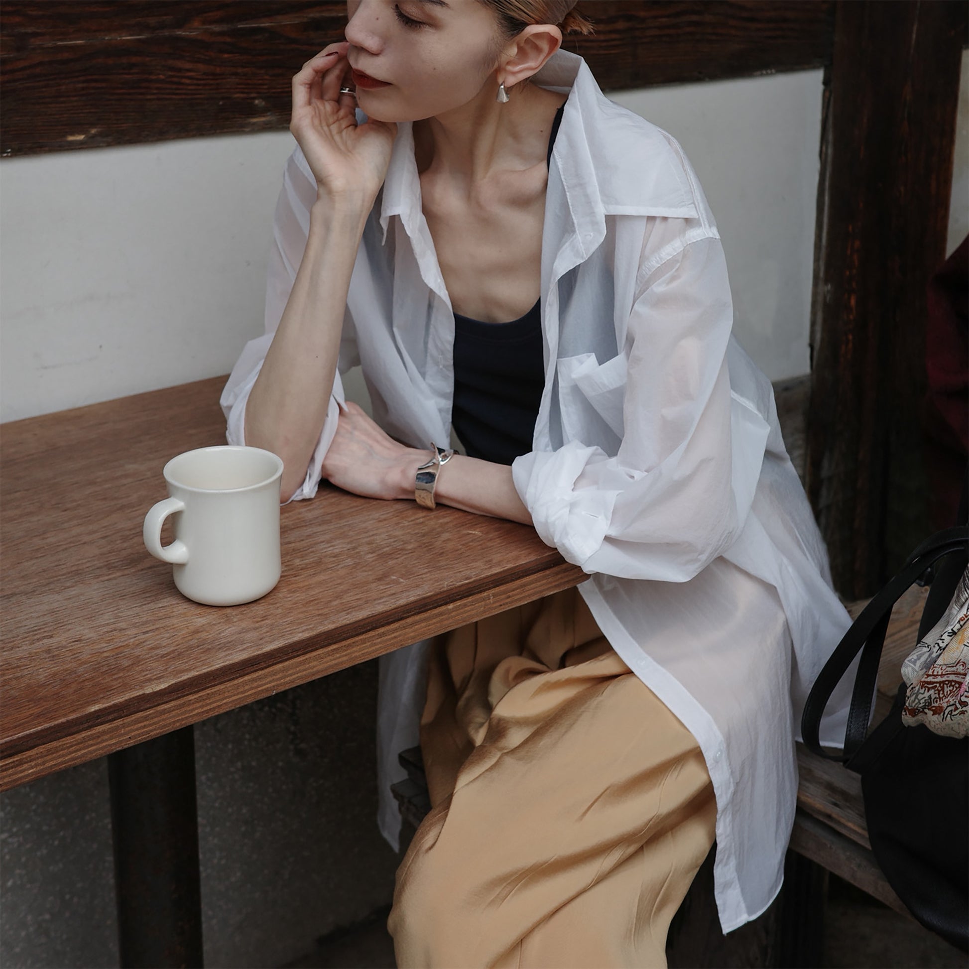 Washed Wrinkle Light Shirt　ウォッシュドリンクルライトシャツ