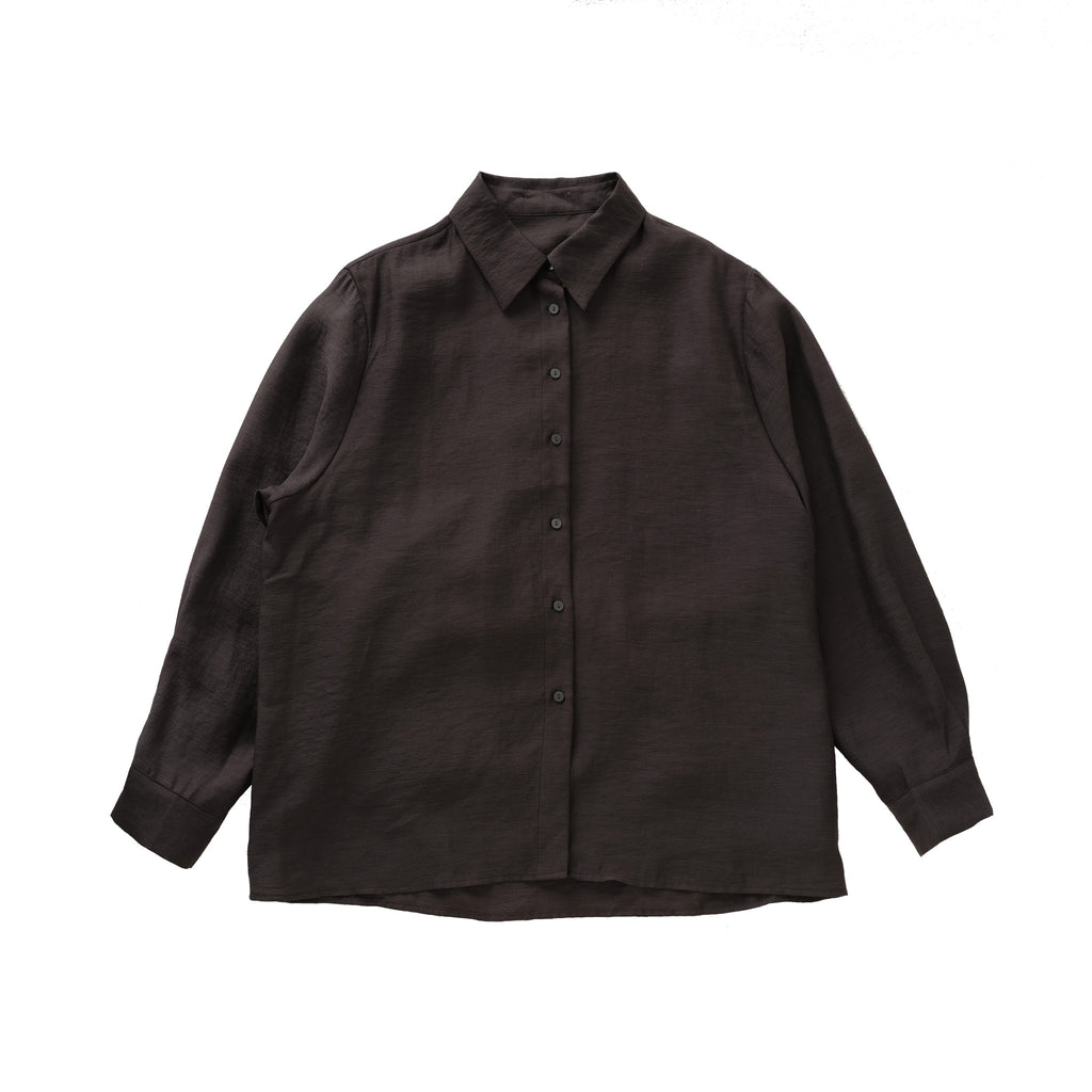 Draped Back Tie Shirt/ドレープ バック シャツ